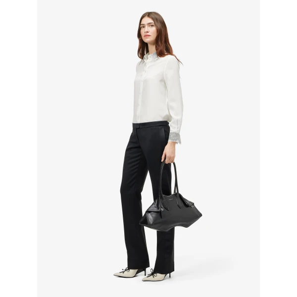 Alexander McQueen Floral Lace Detail Shirt, view 3