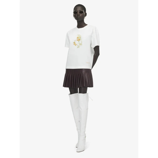 Alexander McQueen Floral Skull T-shirt Top, view 2