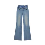 Alexander McQueen Fold Over Waist Jeans