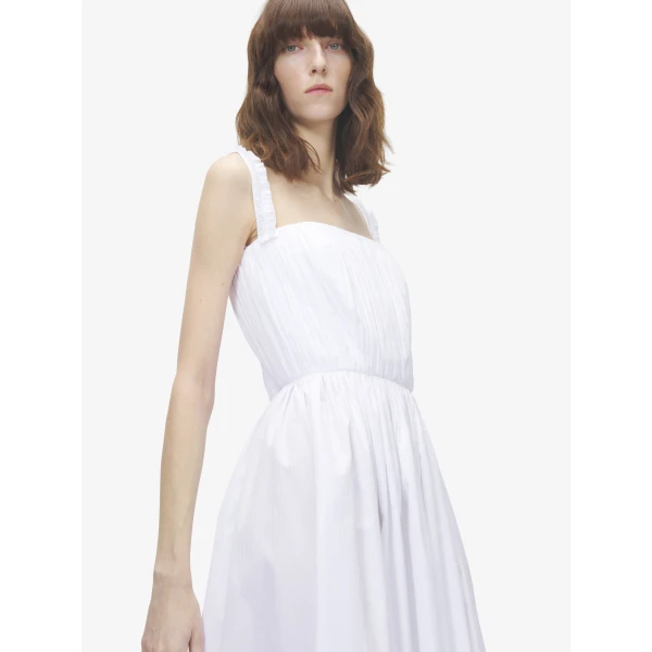 Alexander McQueen Gathered Midi Dress, view 5