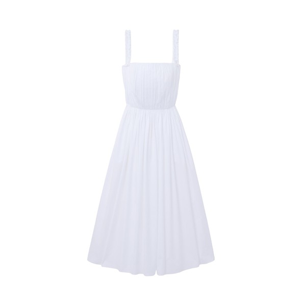 Alexander McQueen Gathered Midi Dress