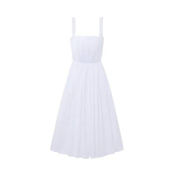 Alexander McQueen Gathered Midi Dress