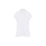 Alexander McQueen Gathered Short-Sleeved Shirt