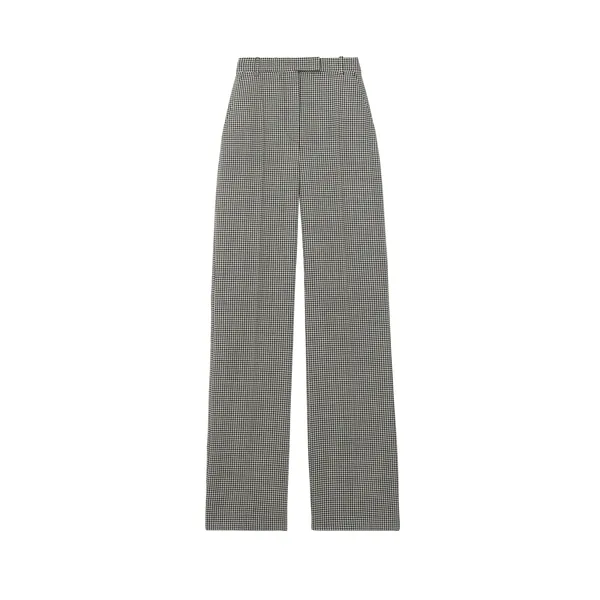 Alexander McQueen Gingham Check Tailored Trousers