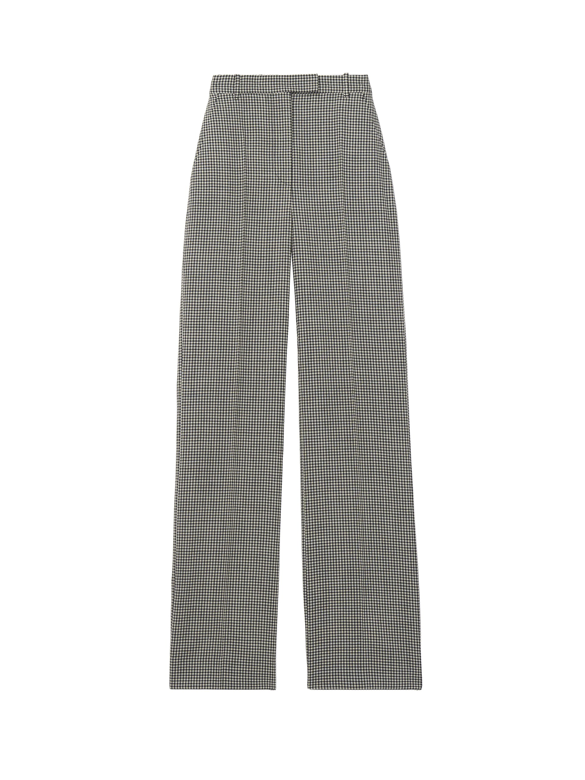 Alexander McQueen Gingham Check Tailored Trousers