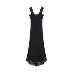 Alexander McQueen Lace Trim Midi Dress