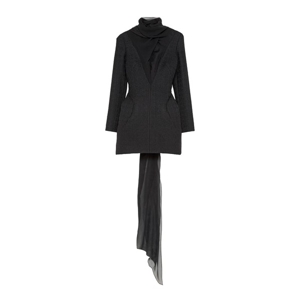 Alexander McQueen Light Tweed Evening Dress