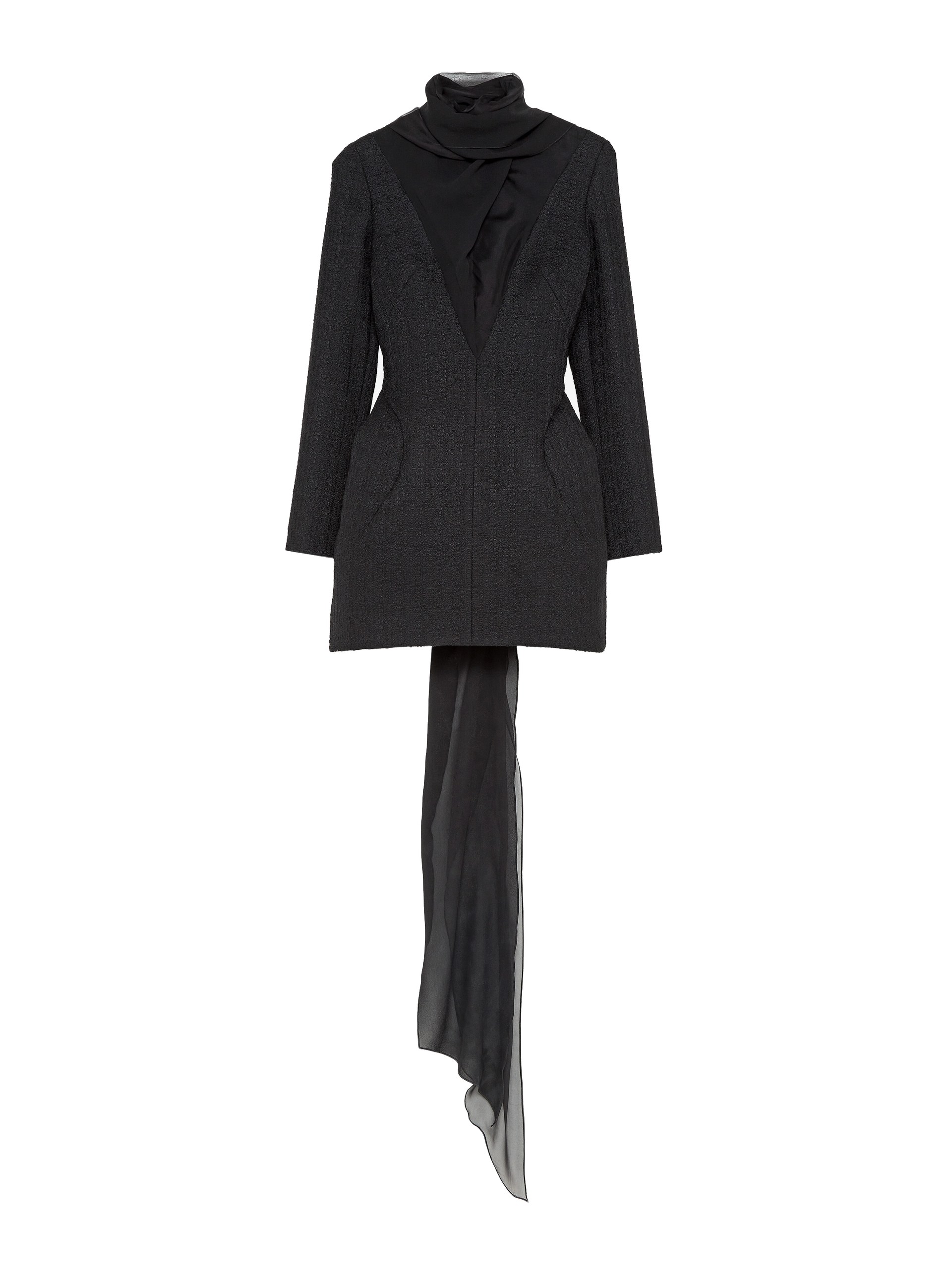 Alexander McQueen Light Tweed Evening Dress