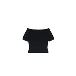 Alexander McQueen Off-The-Shoulder Knit Top