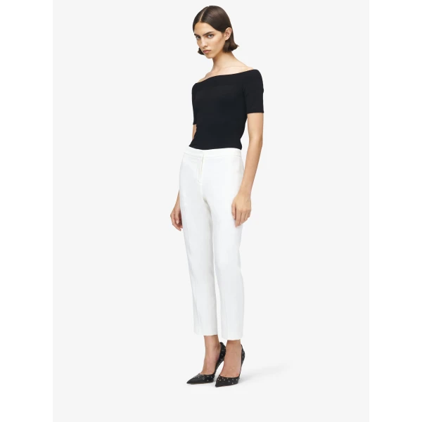 Alexander McQueen Off-The-Shoulder Knit Top, view 3