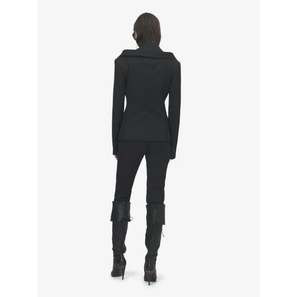 Alexander McQueen Off-the-shoulder Harness Jacket, view 4