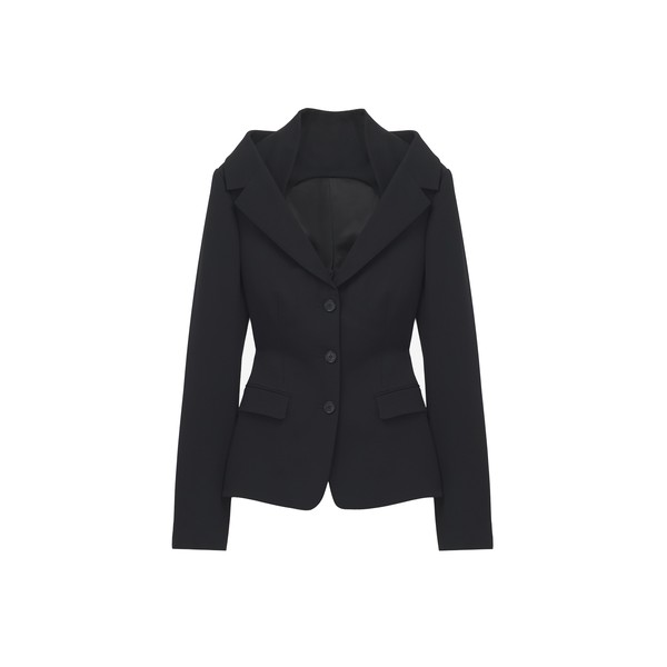 Alexander McQueen Off-the-shoulder Harness Jacket