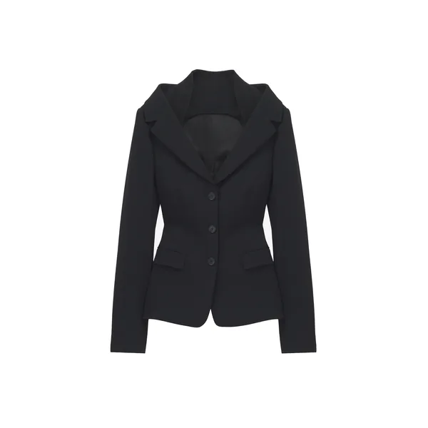Off-the-shoulder Harness Jacket