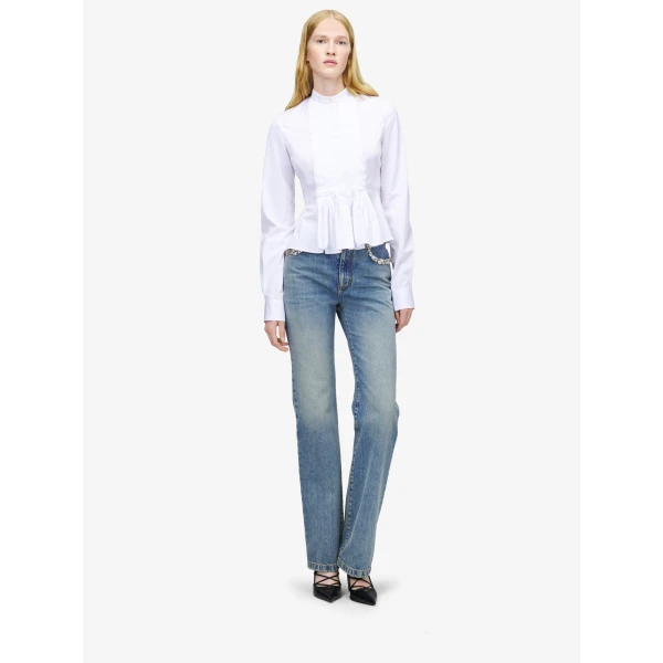 Alexander McQueen Peplum Shirt, view 2