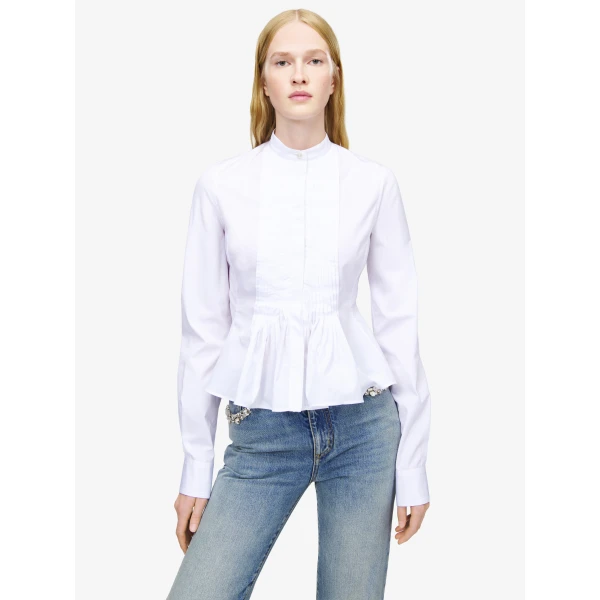 Alexander McQueen Peplum Shirt, view 5