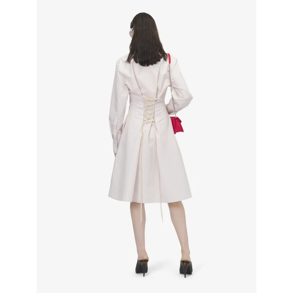 Alexander McQueen Pinstriped Shirt Dress, view 4