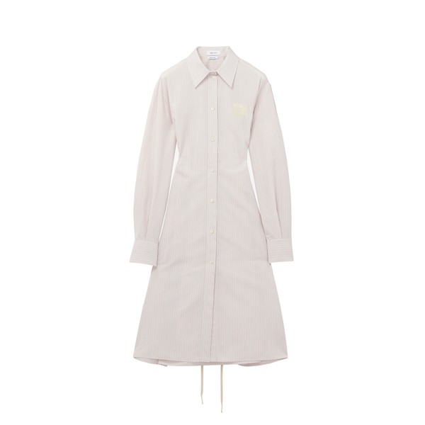 Alexander McQueen Pinstriped Shirt Dress