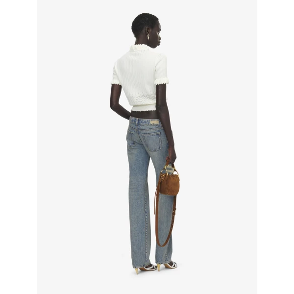 Alexander McQueen Pointelle Knit Top, view 4