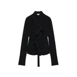 Alexander McQueen Ruffled Shirt in Black