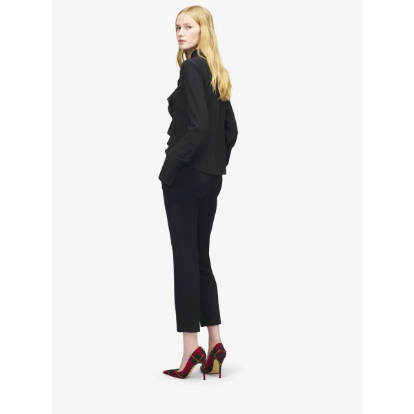 Alexander McQueen Ruffled Shirt in Black, view 4