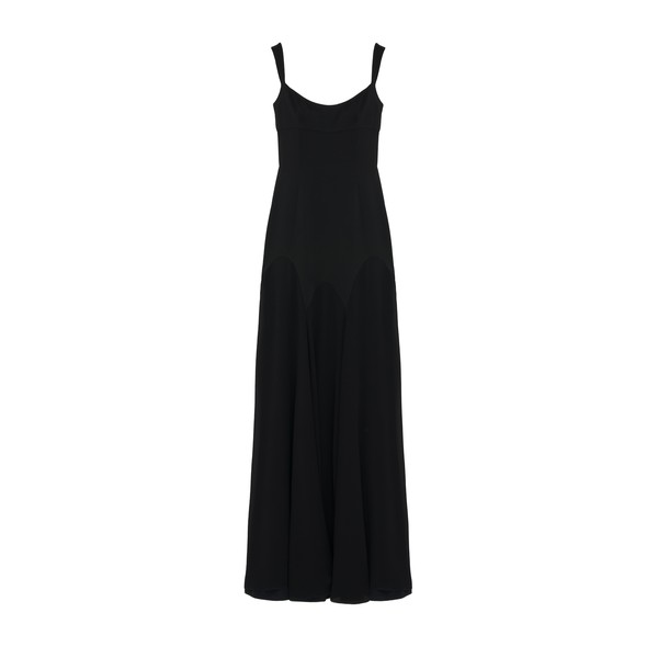 Alexander McQueen Satin Evening Dress