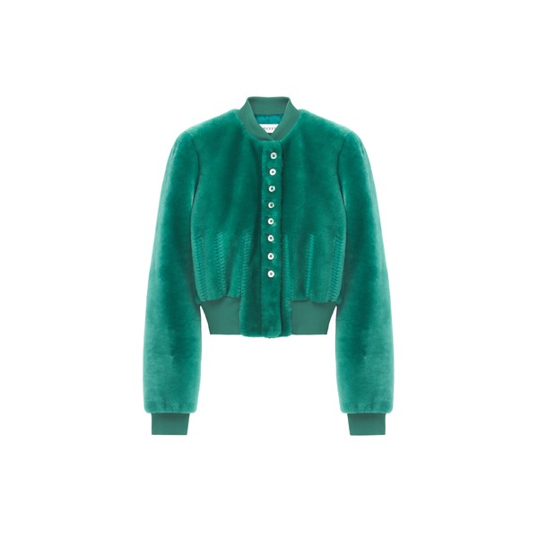 Alexander McQueen Shearling Bomber Jacket
