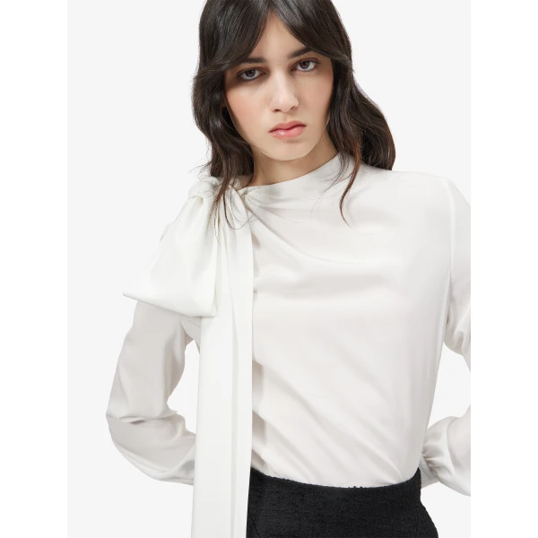 Alexander McQueen Shoulder Bow Blouse, view 5