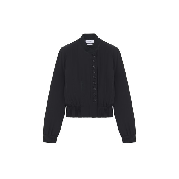 Alexander McQueen Silk Bomber Jacket