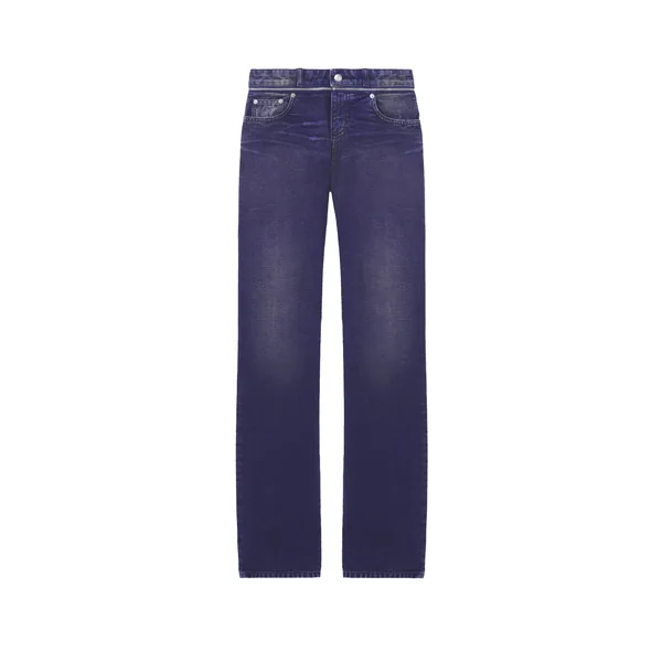Alexander McQueen Slashed Zip Bootcut Jeans