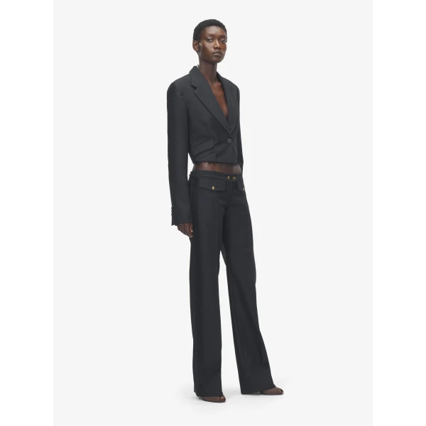 Alexander McQueen Straight Leg Trousers, view 3