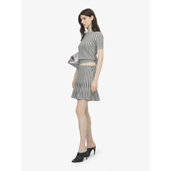 Alexander McQueen Striped Knit Top, view 3