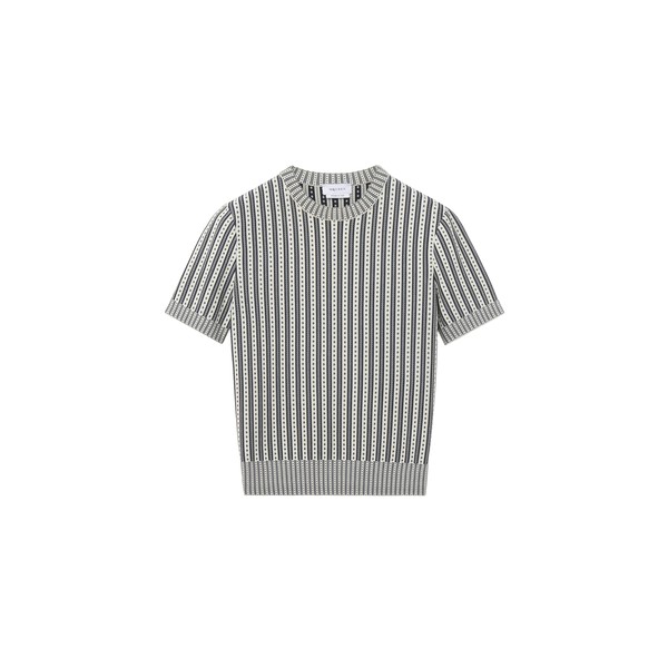 Alexander McQueen Striped Knit Top