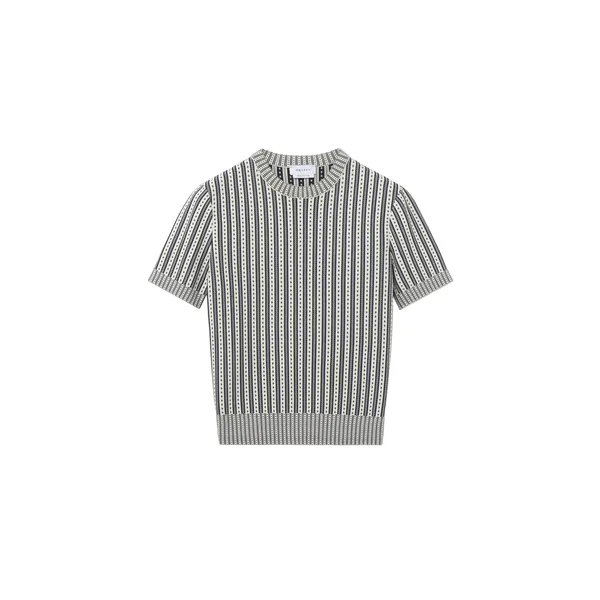 Striped Knit Top