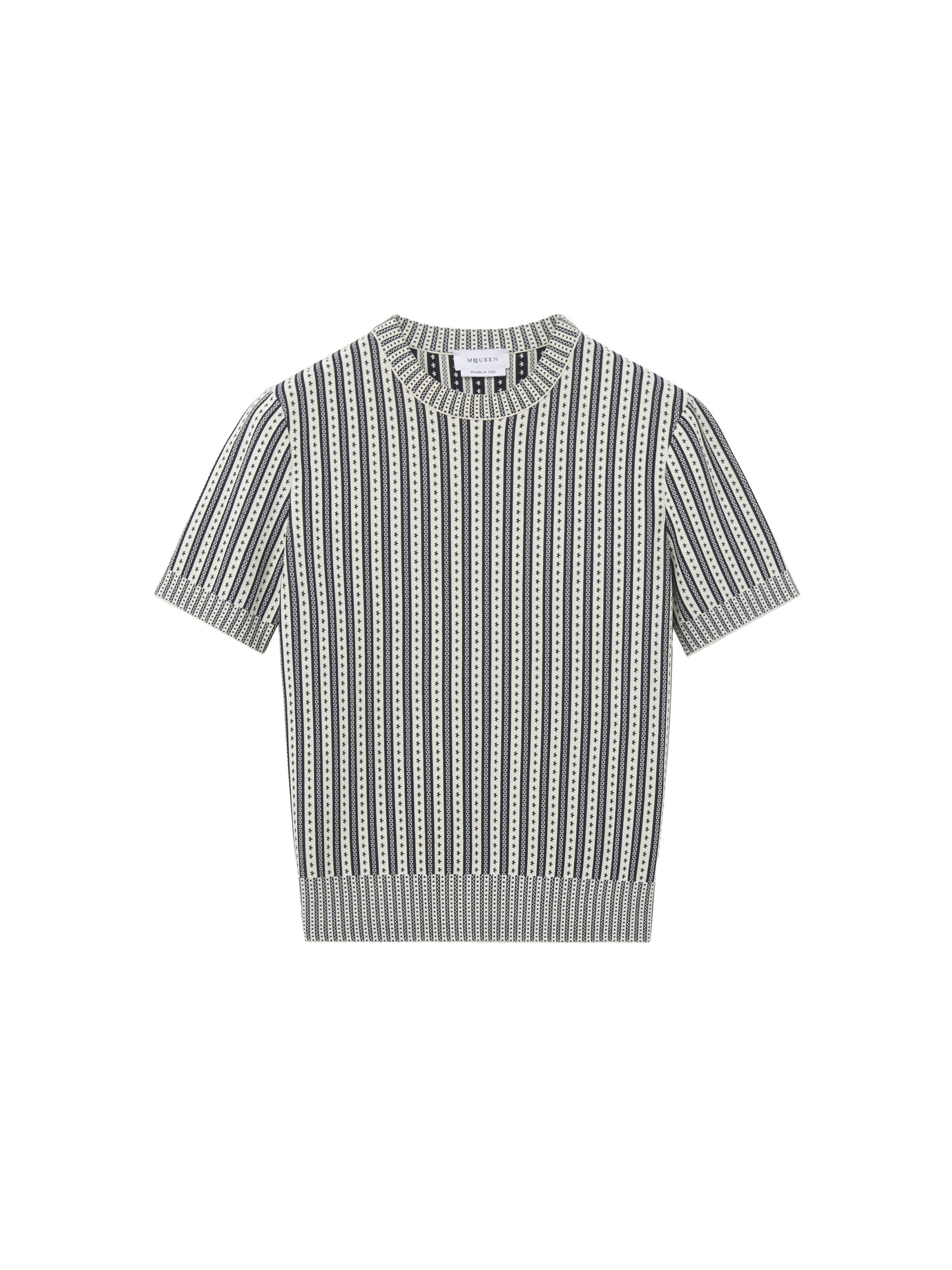 Alexander McQueen Striped Knit Top