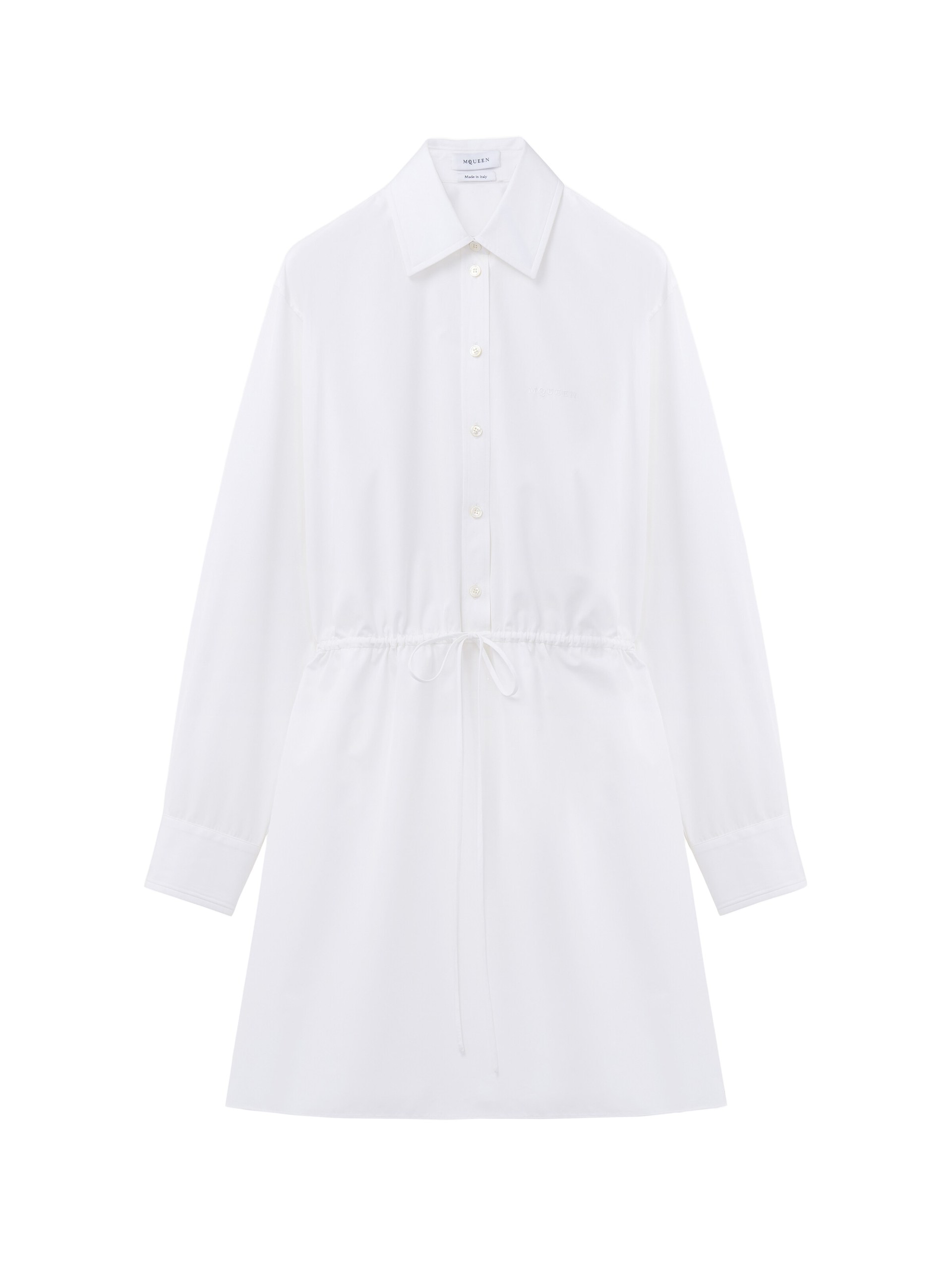 Alexander McQueen Tie Detail Shirt Dress