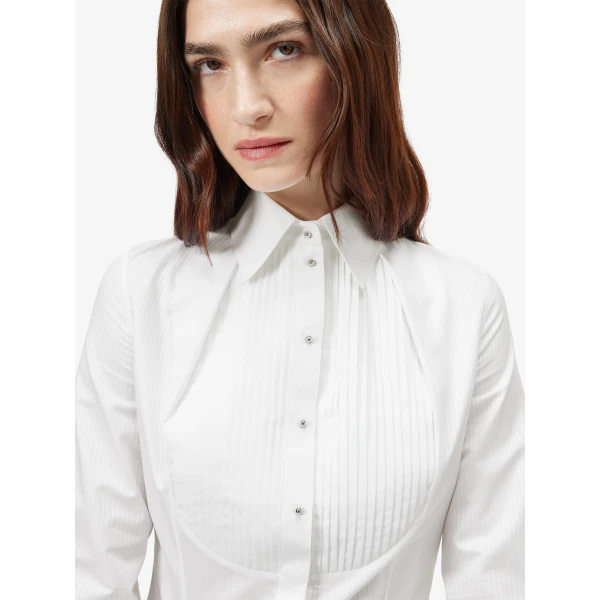 Alexander McQueen Tuxedo Striped Shirt, view 5