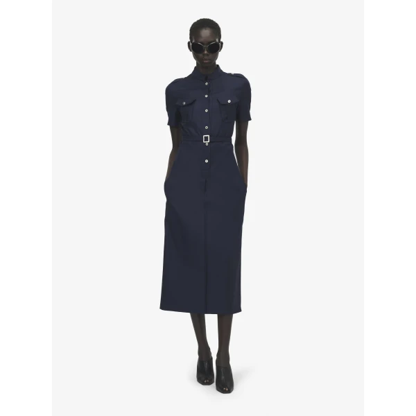 Alexander McQueen Uniform Midi Dress, view 2