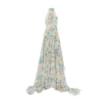 Alexander McQueen Wallpaper Floral Evening Dress