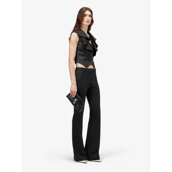 Alexander McQueen Waterfall Collar Tailored Waistcoat, view 3