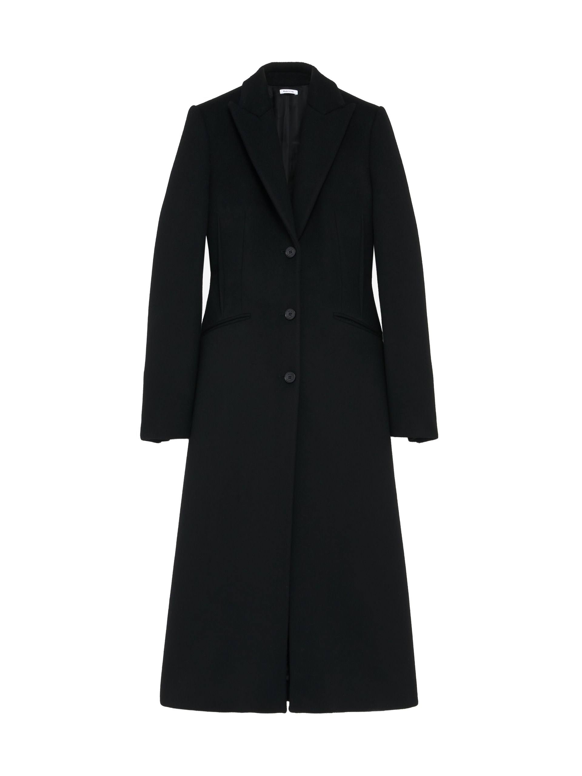 Alexander McQueen Wool Felt Single-breasted Coat