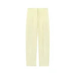 Alexander McQueen Wool Gabardine Cigarette Trousers