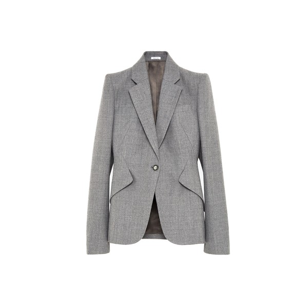 Alexander McQueen Wool Pinstripe Single-breasted Jacket