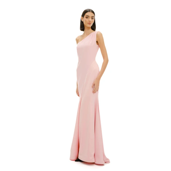 Avaro Figlio Blush Shadow One-Shoulder Maxi Dress, view 5
