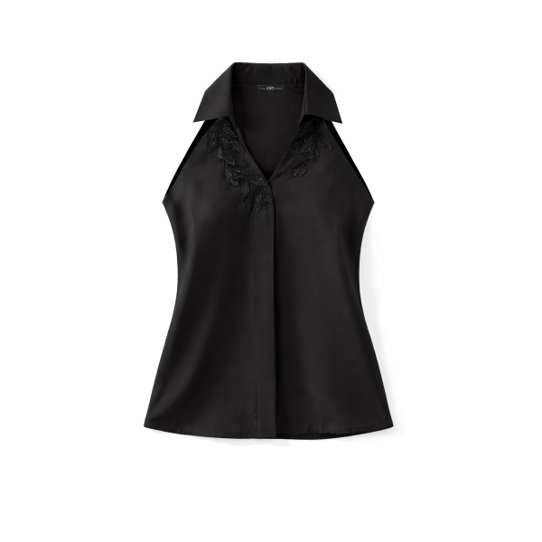 Avaro Figlio Embroidered Vest Top