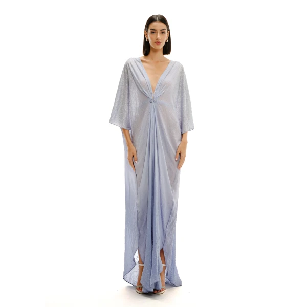 Avaro Figlio Lucy Gathered Maxi Kaftan, view 3