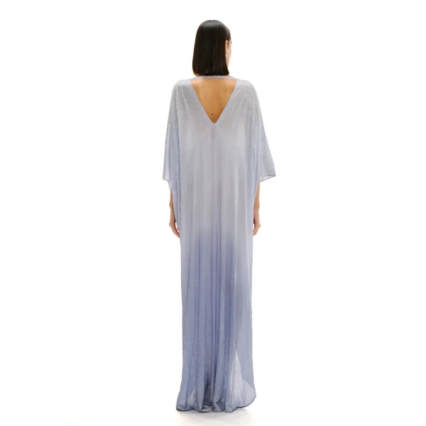 Avaro Figlio Lucy Gathered Maxi Kaftan, view 4