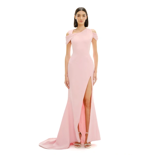 Avaro Figlio Magara Draped Maxi Dress, view 2