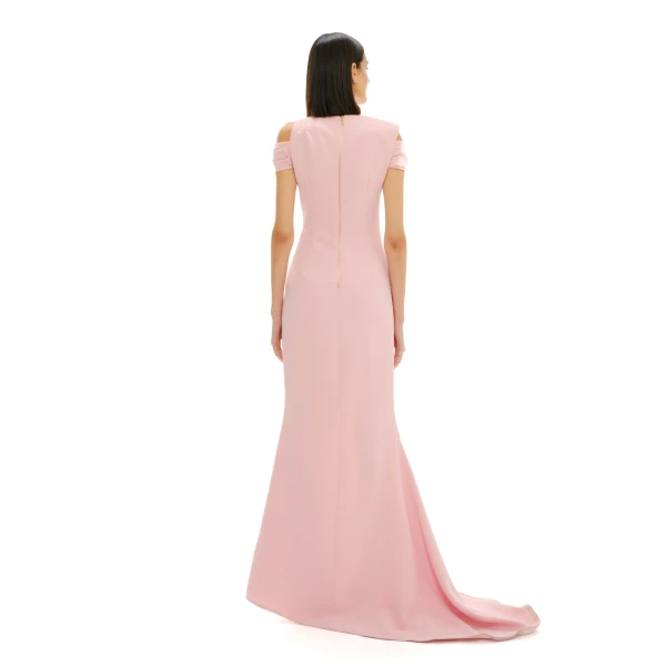 Avaro Figlio Magara Draped Maxi Dress, view 4