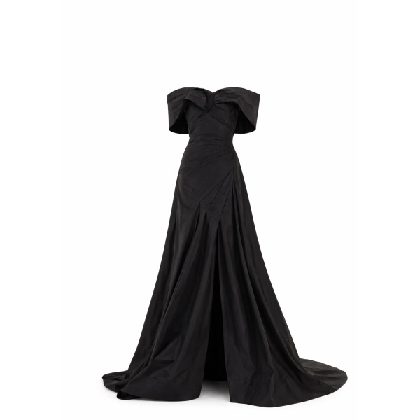 Avaro Figlio Off-Shoulder Draped Mermaid Gown