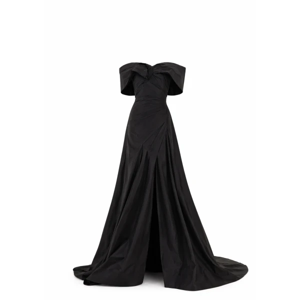 Avaro Figlio Off-Shoulder Draped Mermaid Gown